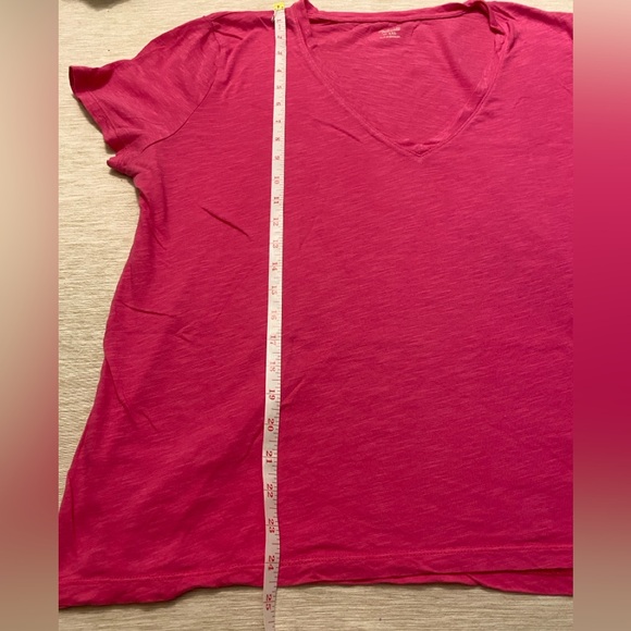 Madewell XXL Pink V-neck T-shirt XXL 100% Cotton - Picture 5 of 8
